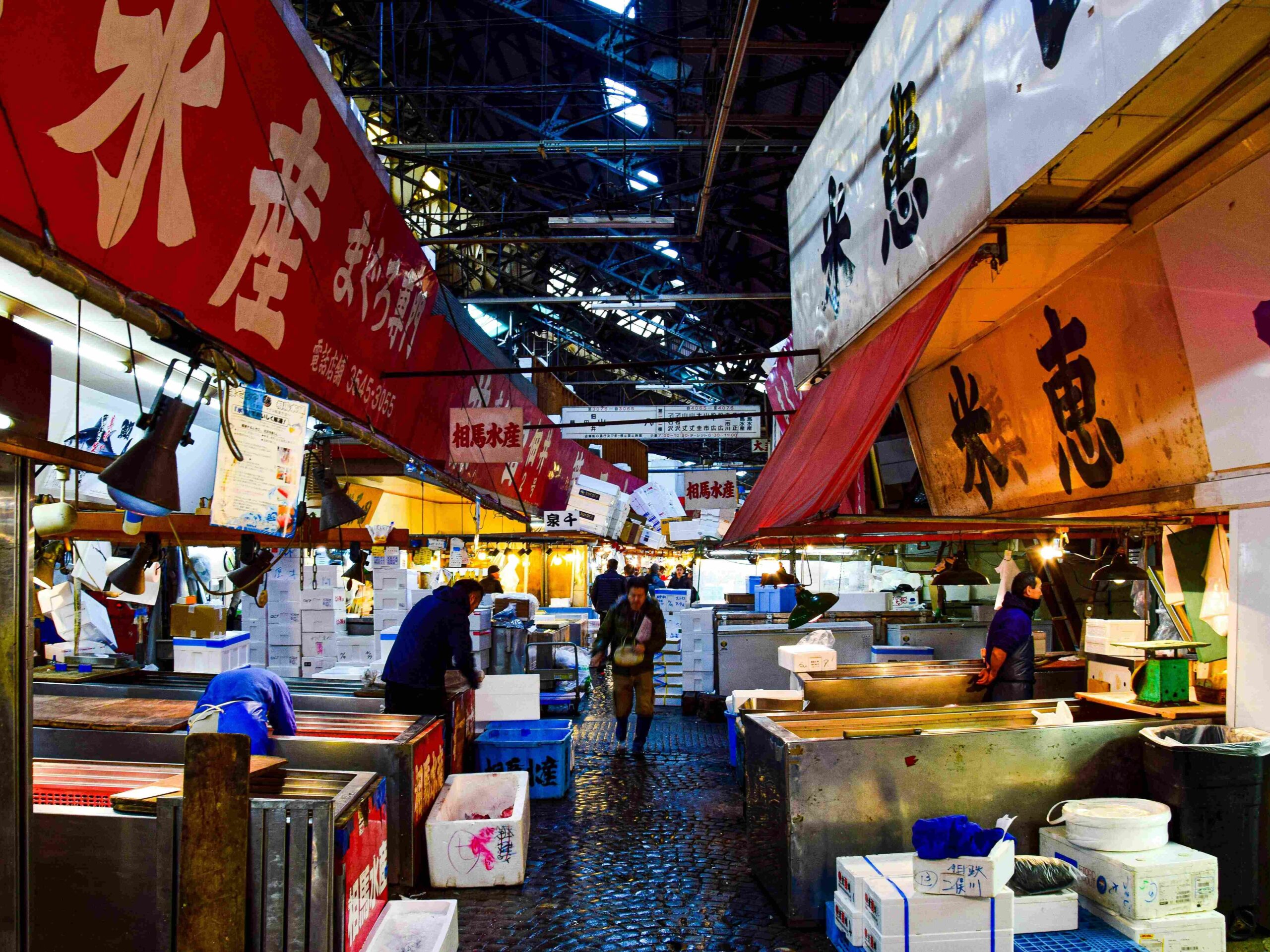 Hokkaido's Best Seaffod - 5 A seafood market showcasing the abundant amount of fish.