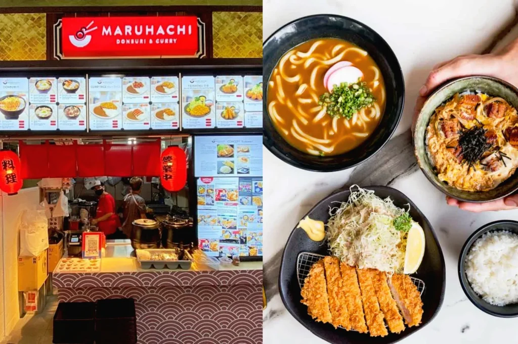 Maruhachi Singapore Japanese curry and donburi restaurant dishes