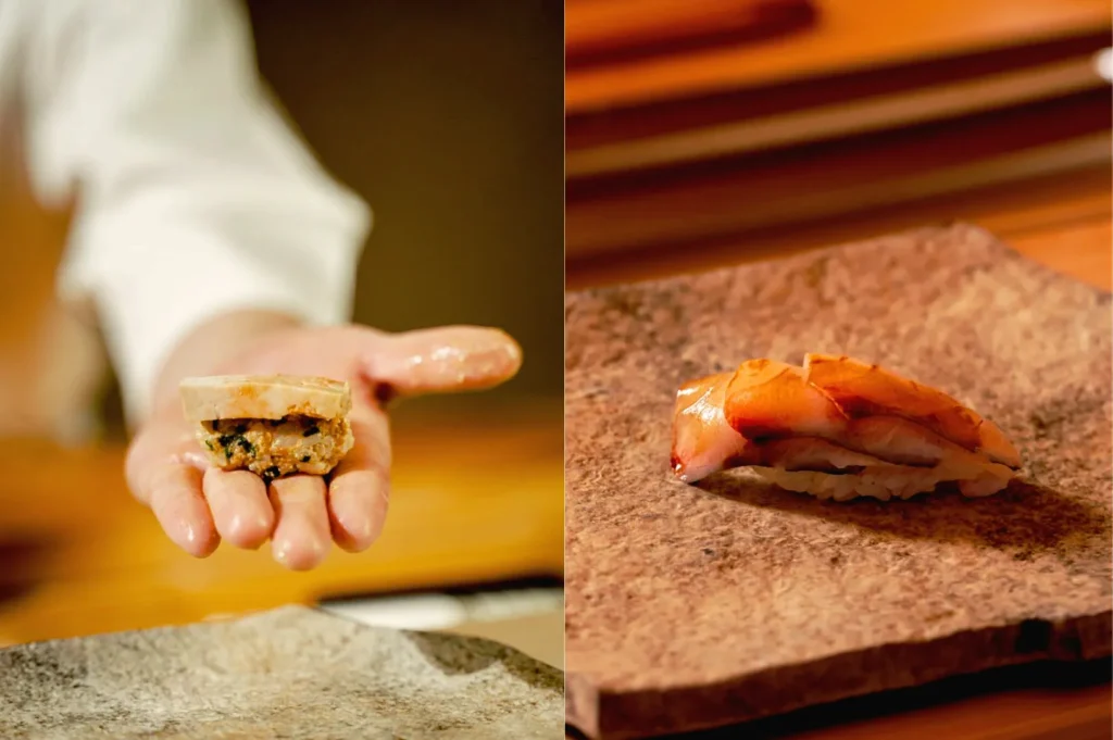 Chef-crafted omakase sushi in Singapore featuring premium nigiri and signature seafood creations