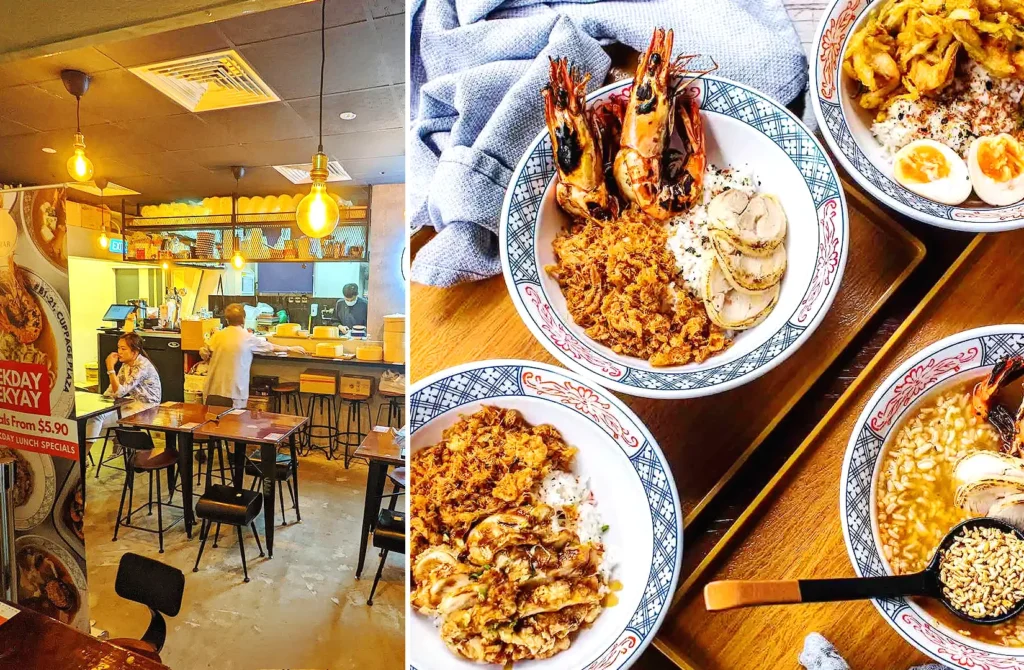 Ebi Bar Singapore seafood rice bowls and Japanese comfort food at Cuppage Plaza Orchard Road dining destination
