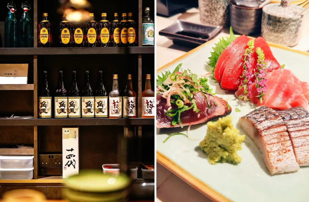Tempura Shige Japanese restaurant interior showcasing omakase counter dining and signature tempura dishes in Singapore.