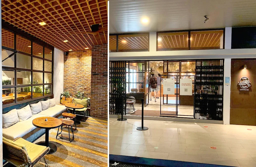 Five Oars Coffee Roasters café interior and modern brunch restaurant in Singapore