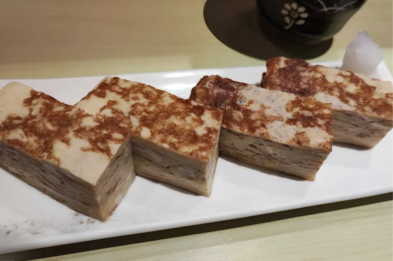 Japanese-style omelette dish served at Shinjuku Restaurant Singapore